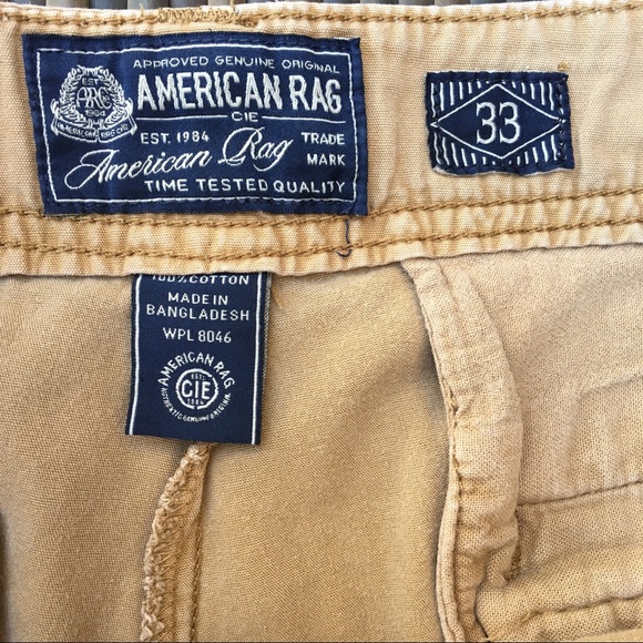 Men’s American Rag Shorts.  Tan.  33 Waist - Picture 4 of 4